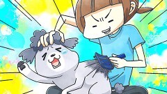 #21「ブラッシング」、#22「ほね」、#23「油断ならない」、#24「犬と猫」