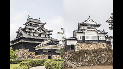 現存12天守を訪れて 松江城・備中松山城