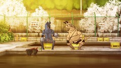 バルタン店長とグドン　釣堀の情事