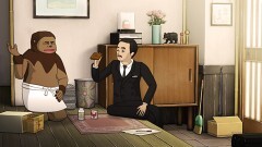 薬販売のロボット長官とM1号お母さん