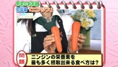 #12 野菜の豆知識 ?「ニンジン」　ニンジンの栄養素を最も多く摂取できる方法