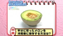 #14 野菜の豆知識 ?「メロン」・切ったメロンの正しい保存方法・美味しいメロンの見分け方