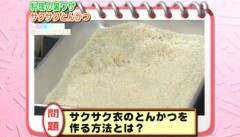 #15 科学に裏付けされた料理の裏ワザ ?「サクサク衣のトンカツの上げ方は？」